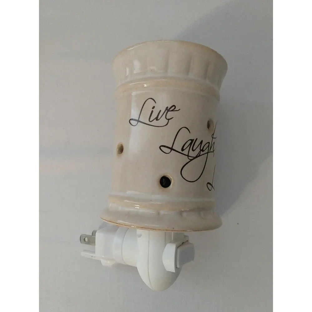 Candle Warmers Pluggable Fragrance Warmer LIVE LAUGH LOVE